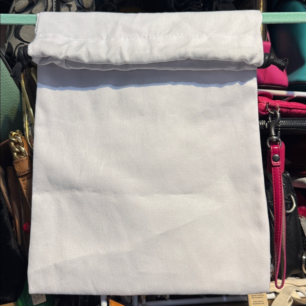 Telfar White Dust Bag with Black Logo - Picture 2 of 2